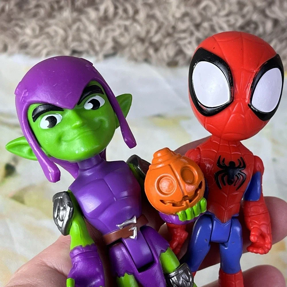 Hasbro Marvel Spidey and His Amazing Friends SPIDERMAN GREEN GOBLIN Toy Figures